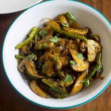 Mushroom Chilly Fry (Goan)